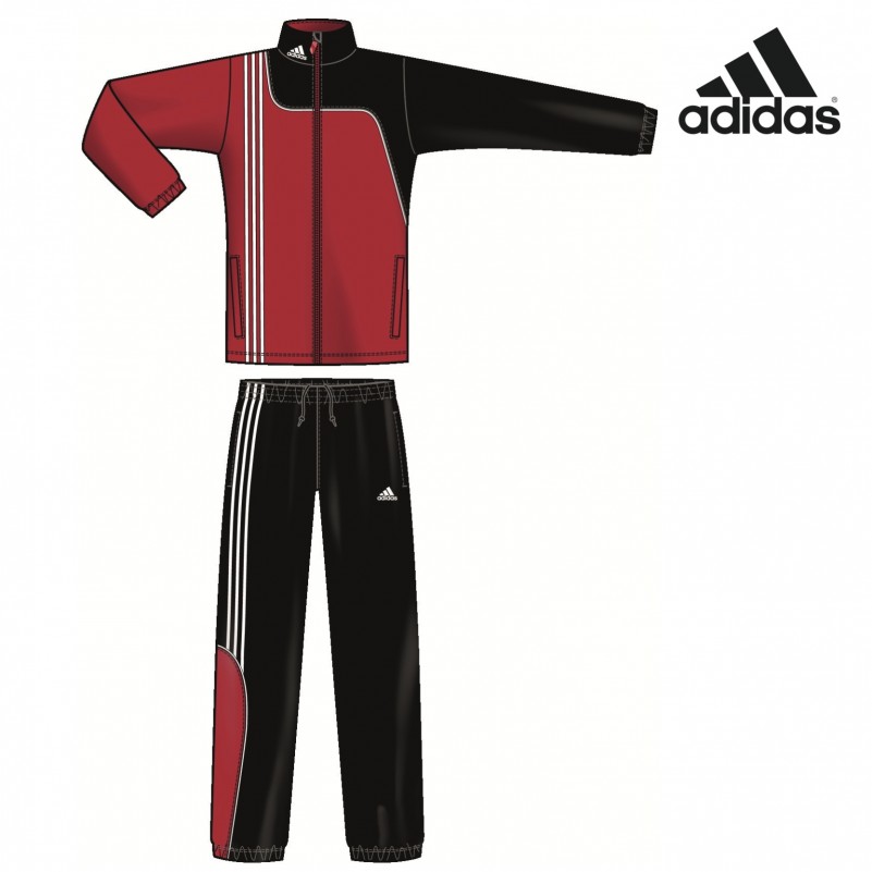 adidas Sereno 11 Präsentationsanzug Trainingsanzug Kids Kinder rot